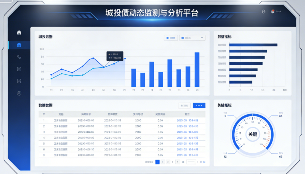 城投債動態監測與分析平台